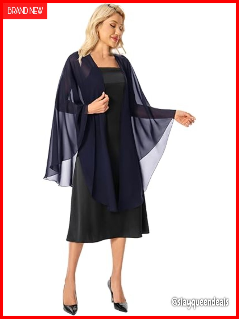 Chiffon Shawl Wrap Evening Dress Scarf Pashmina Bridal Wrap